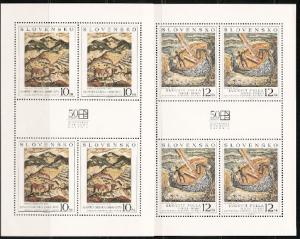 Slovakia 314-5 1998 Art m/s NH