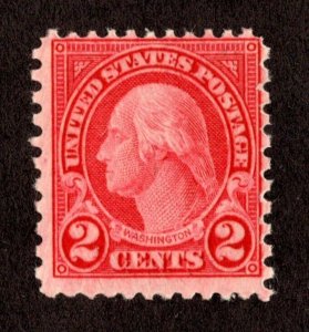 OAS-CNY 5753 REGULAR ISSUE 1923 SCOTT 579 $.02 WASHINGTON MINT NH CV $140