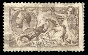 British Commonwealth - Great Britain #179 Cat$70, 1919 2sh6p olive brown, lig...