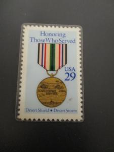 USPS Honoring Those Who Served Stamp 29c Pin Pinback (AS101)