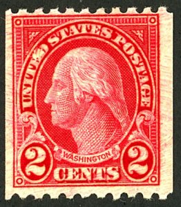U.S. #606 MINT OG NH THIN