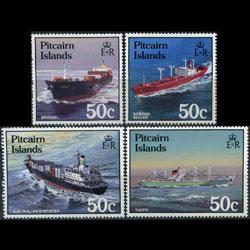 PITCAIRN 1987 - Scott# 281-4 Ships Set of 4 NH