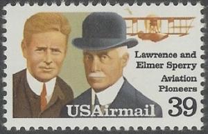 C114 Lawrence & Elmer Sperry F-VF MNH single stamp