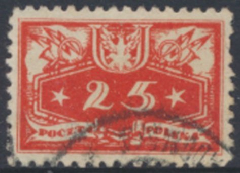 Poland  Sc# O5  Official 1920   Used see details  / scans 
