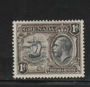 GRENADA #115  1934  1p KING GEORGE V & SEAL OF COLONY  MINT VF LH  O.G  a