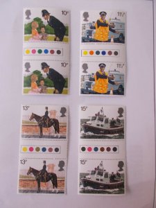 1979 Metropolitan Police Set of 4 in Unfolded Traffic Light Gutter Pairs U/M