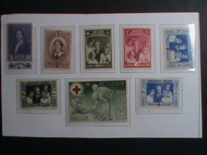 BELGIUM STAMP:1939-59 SC#b233-240 WORLD RED CROSS DAY MNH STAMPS SET VERY FINE