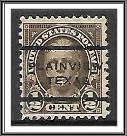 US Precancel #653 Plainview TX Used