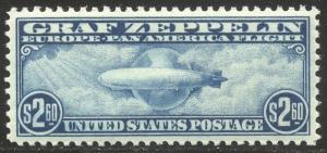 U.S. #C15 Mint SUPERB NH w/Cert - 1930 $2.60 Graf Zeppelin