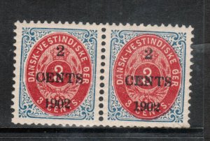 Iceland #27a Very Fine Mint Lightly Hinged Pair