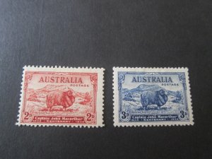 Australia 1934 Sc 147-48 MH