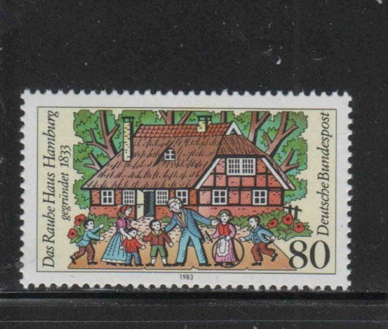 GERMANY #1403  1983  RAUHE ORPHANAGE    MINT  VF NH  O.G