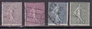 France 1903-38 SOWER Issue Complete (17) in Fine/VF/Used(0) Condition