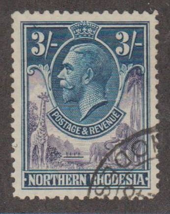 Northern Rhodesia Scott #13 Stamp - Used Single