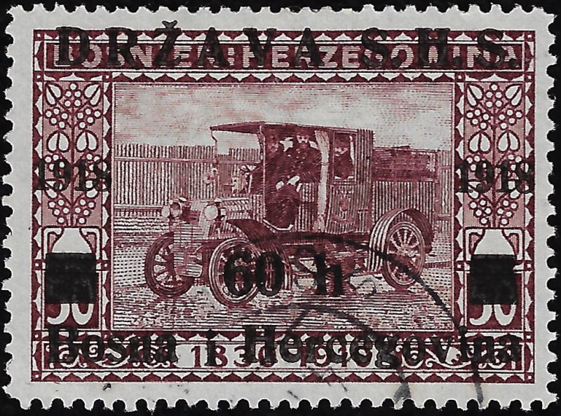 Yugoslavia 1918 Sc 1L10 U vf