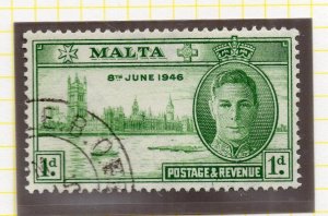 Malta 1946 Early Issue Fine Used 1d. NW-200476 