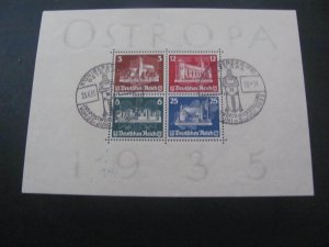 Germany 1935 USED  MI.  BLOCK 3 OSTROPA SC B68 XF 1100 EUR (124)