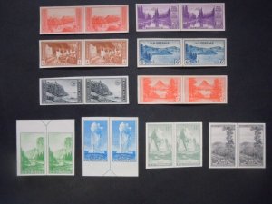 #756-765 National Parks Vertical Line Pairs CV $43 MNH NGAI VF #3a