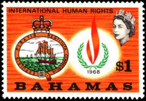 Bahamas #269-271, Complete Set(3), 1968, Never Hinged