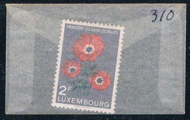 Luxembourg 310 Unused Anemones 1956 (L0303)