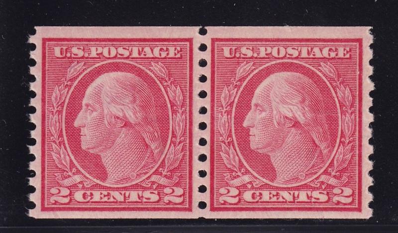 455 pair VF+ original gum never hinged with nice color cv $ 45 ! see pic ! 