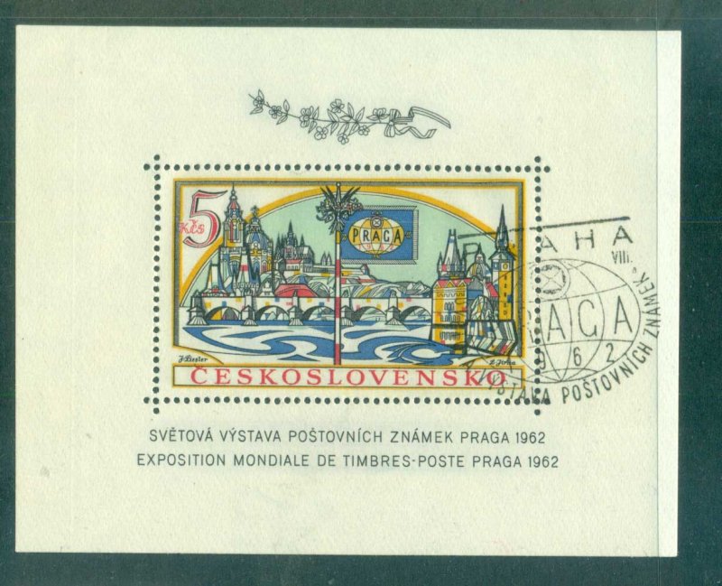 Czechoslovakia 1962 Praga World Exhib. Of Postage Stamps MS CTO lot70534