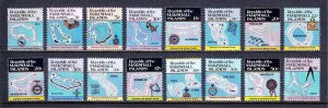 Marshall Islands - Scott #35-49A - MNH - SCV $9.65