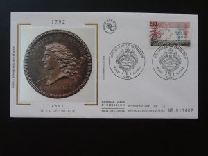 bicentenary of French Republic FDC France 1992 (#2)