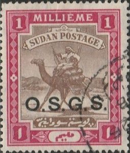 Sudan, #O1  Used From 1902-06