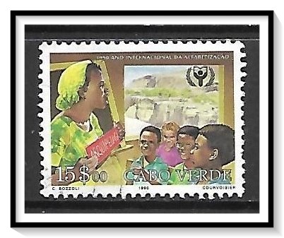 Cape Verde #586 Literacy Year Used