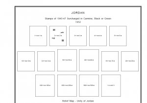 JORDAN STAMP ALBUM PAGES 1918-2011 (288 PDF digital pages)