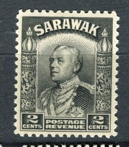 SARAWAK; 1934 early Brooke issue fine Mint hinged  2c. value