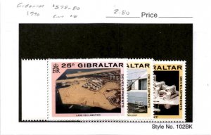 Gibraltar, Postage Stamp, #578-580 Mint NH, 1990 Europort Model