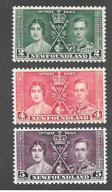 Newfoundland #230-232  Mint H