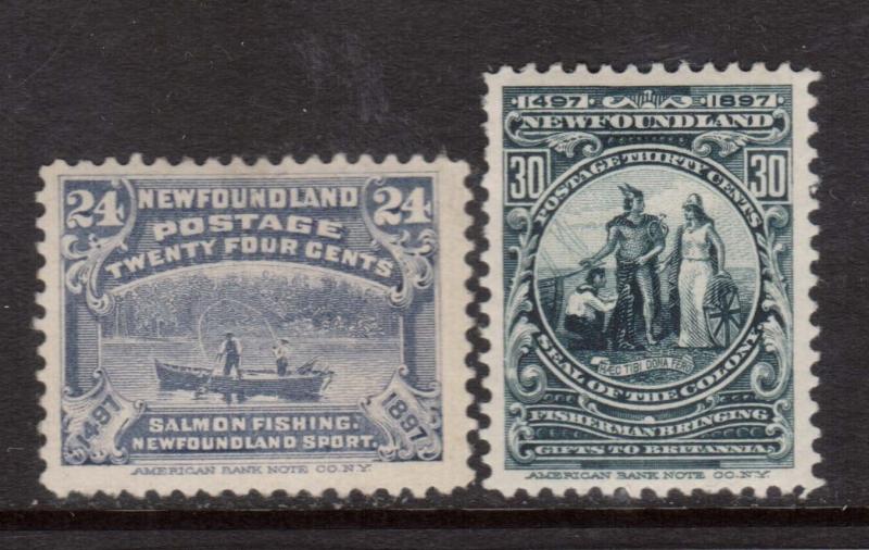 Newfoundland #71 - #72 VF Mint Duo 