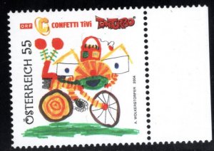 Austria Scott 1963 MNH** Confetti Children's TV show