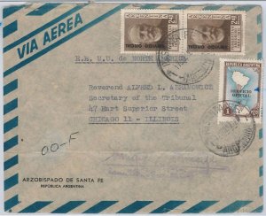 43347 -  ARGENTINA - POSTAL HISTORY  -  AIRMAIL COVER to USA - SERVICIO OFFICIAL