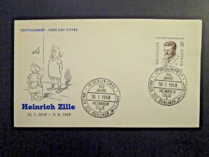 Germany Berlin SC# 9N149 FDC / Unaddressed / Cacheted (Back Sealed) - Z4615