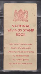 GREAT BRITAIN - National Savings Stamp Booklet With Stamps - 1 Page Missing