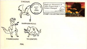 #2422 T Rex Dinosaurs – Hawaii Cancel - Pohl Cachet – Aps