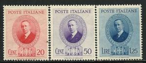 Italy # 397-99, Mint Never Hinge