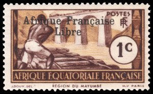 French Equatorial Africa #133  MNH - Stamps of 1937-40 Overprinted (1941)