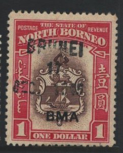 North Borneo Sc#220 Used - Brunei First Day of Issue Cancel