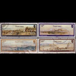 GUERNSEY 1985 - Scott# 320/4 Naftel Paintings 9-34p Used