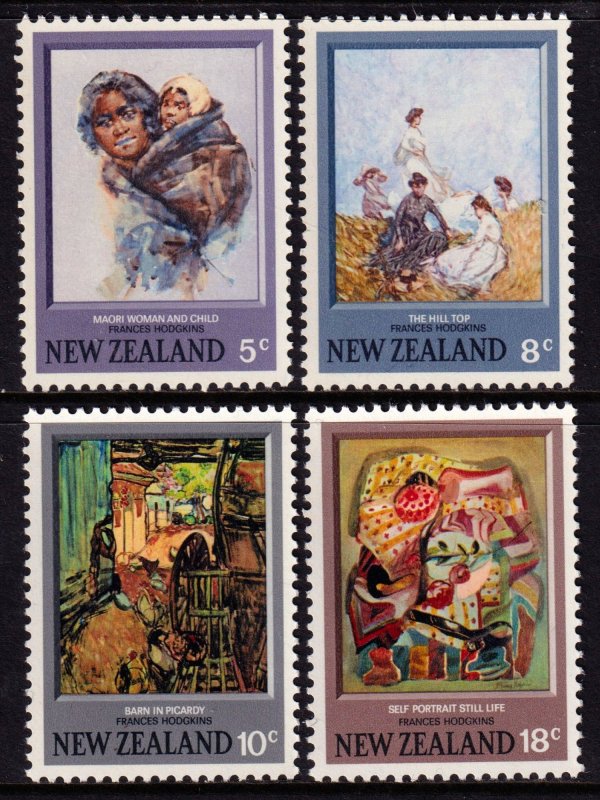 New Zealand 1973 Hodgkin Paintings Complete Mint MNH Set SC 521-524