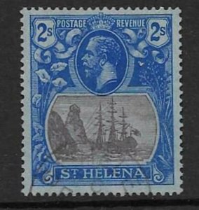 ST.HELENA SG108 1927 2/- PURPLE AND BLUE/BLUE FINE USED