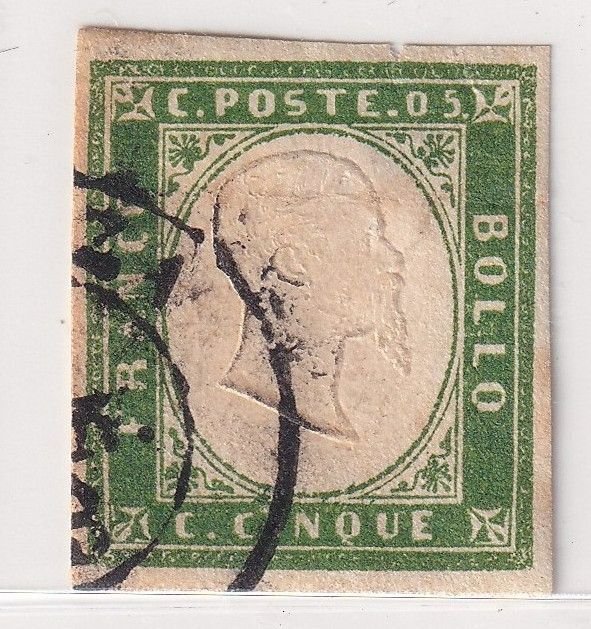 Italy _ 1851+ Kingdom of Sardinia – 12 Stamp Set w/ CDS Cancels_Variations, CV++