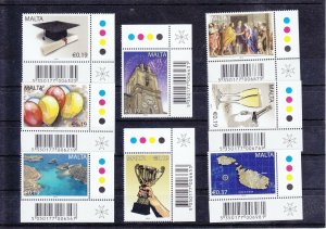 Malta 2010 - Personalised/Greetings Stamp Set - MNH - SG1657-64