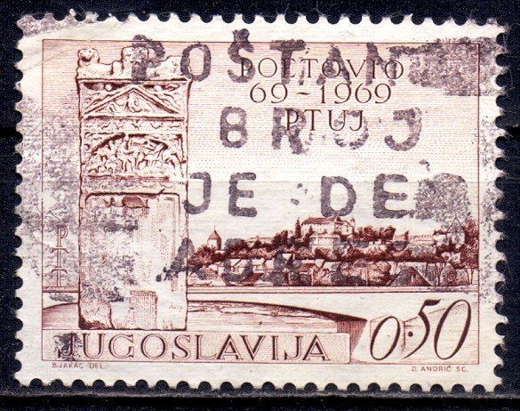 Yugoslavia. 1969. 1328. Anniversary of the city of Ptuj. USED.