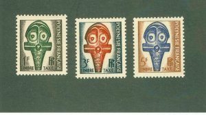 FRENCH POLYNESIA J28-30 MNH BIN $2.00